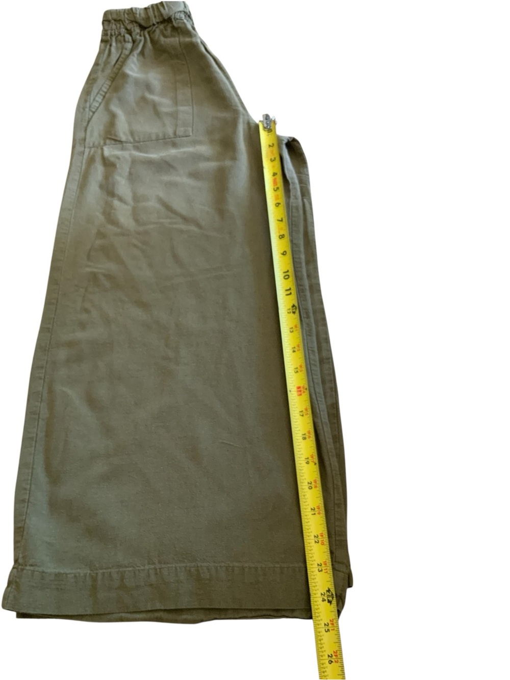 Laude the Label Olive Wide-Leg pants with Elastic Waistband SZ SMALL - Picture 8 of 9